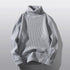 Loose And Simple Bottoming Striped Knitwear